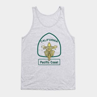 California Motorcycles Pacific Coast Highway Vacation Tank Top